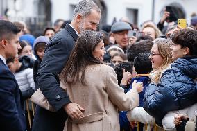 Spanish Royal Couple Visits Cuenca - Spain