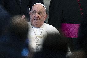 Pope Francis Meets With Italian Pilgrims - Vatican