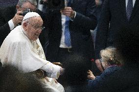 Pope Francis Meets With Italian Pilgrims - Vatican