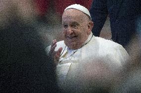 Pope Francis Meets With Italian Pilgrims - Vatican