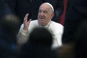 Pope Francis Meets With Italian Pilgrims - Vatican