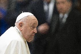 Pope Francis Meets With Italian Pilgrims - Vatican