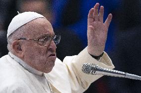 Pope Francis Meets With Italian Pilgrims - Vatican