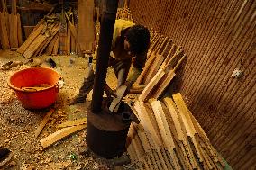 Bat Making Factory In Kashmir