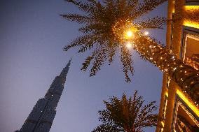 Burj Khalifa And Dubai Fountain