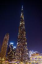 Burj Khalifa And Dubai Fountain