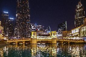 Burj Khalifa And Dubai Fountain