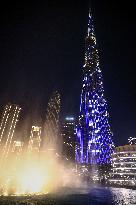 Burj Khalifa And Dubai Fountain