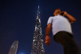 Burj Khalifa And Dubai Fountain