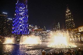 Burj Khalifa And Dubai Fountain