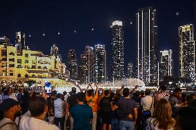 Burj Khalifa And Dubai Fountain