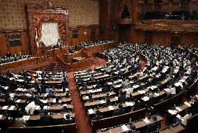 Parliamentary session in Japan