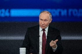 Putin Annual Press Conference - Moscow