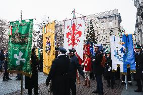 The Procession For The Commemoration Of The Victims Of The Massacre Of Piazza Fontana In Milan