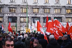 The Procession For The Commemoration Of The Victims Of The Massacre Of Piazza Fontana In Milan