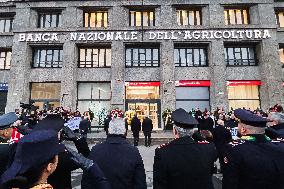 The Procession For The Commemoration Of The Victims Of The Massacre Of Piazza Fontana In Milan