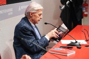 Vittorio Sgarbi Presents The Book Natività. Madre E Figlio Nell'arte In Milan