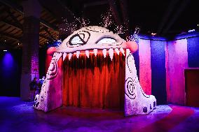 The Opening Of The Immersive Exhibition Tim Burton’s Labyrinth At The Fabbrica Del Vapore In Milan