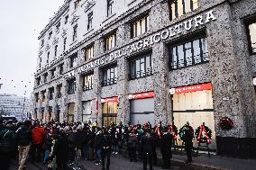 The Procession For The Commemoration Of The Victims Of The Massacre Of Piazza Fontana In Milan