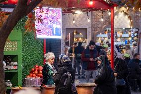 Daily Life And Yalda Night Eve In Tehran