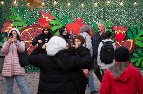 Daily Life And Yalda Night Eve In Tehran