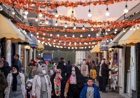 Daily Life And Yalda Night Eve In Tehran