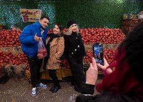 Daily Life And Yalda Night Eve In Tehran