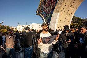 Demonstrators Asking for a Secular State - Damascus