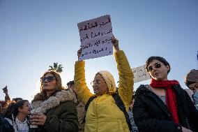 Demonstrators Asking for a Secular State - Damascus