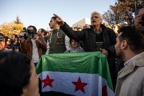 Demonstrators Asking for a Secular State - Damascus