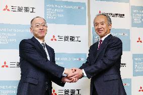 Mitsubishi Heavy Industries, Ltd. President Change Press Conference.