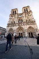 Illustration of Notre Dame de Paris Inside and Outside - Paris AJ