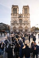 Illustration of Notre Dame de Paris Inside and Outside - Paris AJ