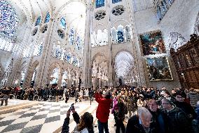 Illustration of Notre Dame de Paris Inside and Outside - Paris AJ