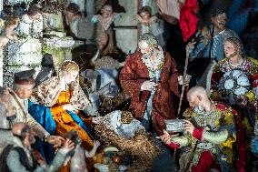 Blessing of the creche of Notre Dame de Paris - Paris AJ