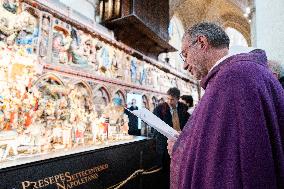 Blessing of the creche of Notre Dame de Paris - Paris AJ