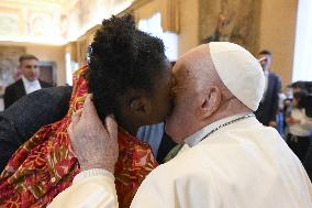 Pope Francis Receives Boys Of Italian Catholic Action - Rome