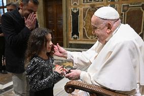 Pope Francis Receives Italian Bocce Federation - Rome