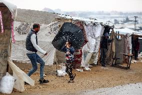 Displaced Palestinians In Khan Yunis