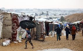 Displaced Palestinians In Khan Yunis