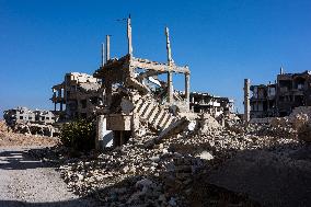 Inside Jobar Destroyed Neighborhood near Damascus - Jobar