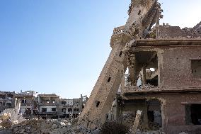 Inside Jobar Destroyed Neighborhood near Damascus - Jobar