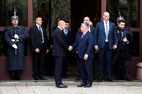 Hungarian Prime Minister Victor Orban In Bulgaria.