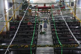 Christmas Celebration Preparation In Kolkata, India - 20 Dec 2024