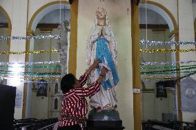 Christmas Celebration Preparation In Kolkata, India - 20 Dec 2024