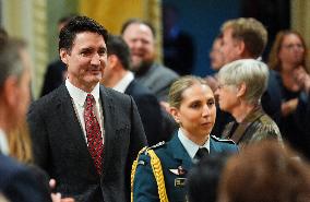 Justin Trudeau At Cabinet Swearing-In Ceremony - Ottawa