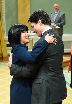 Justin Trudeau At Cabinet Swearing-In Ceremony - Ottawa