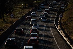 Christmas Traffic Jams - Spain