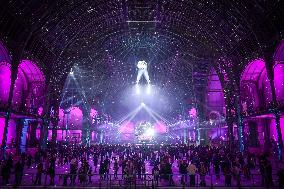 Ice skating rink at the Grand Palais in Paris FA