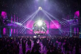 Ice skating rink at the Grand Palais in Paris FA